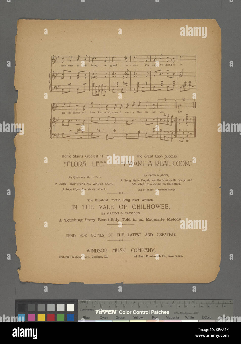 Wenn ich heiraten Miss Dina Lee (NYPL Hades610101 1819424) Stockfoto