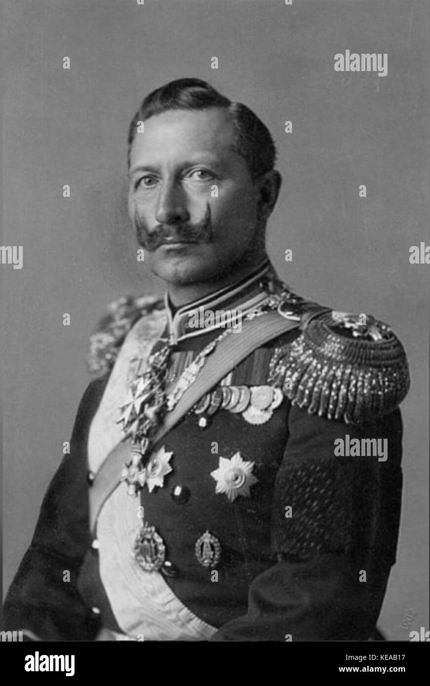 Kaiser Wilhelm II. von Deutschland Stockfotografie - Alamy