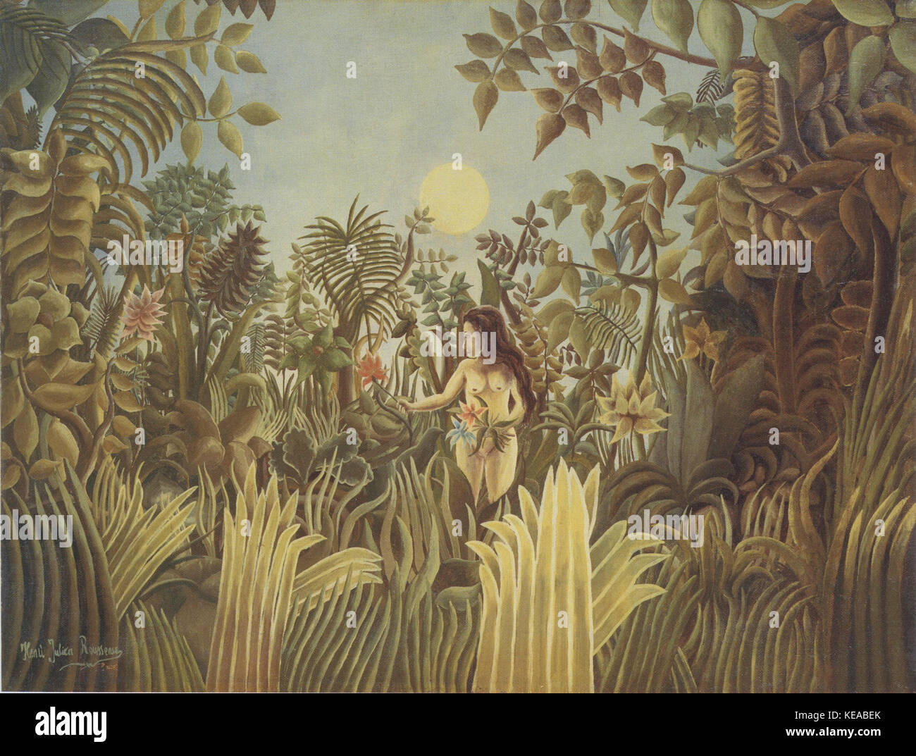 Eve In The Garden Of Eden Stockfotos & Eve In The Garden Of Eden Bilder