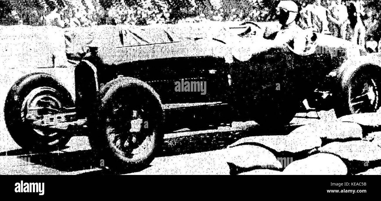 Achille Varzi, Sieger Coupe du Grand Penya Rhin 1934 Stockfoto