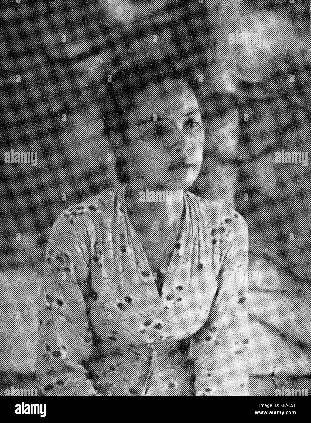 Nachdenklich, Dasima Dasima (1940), p 32 Stockfoto