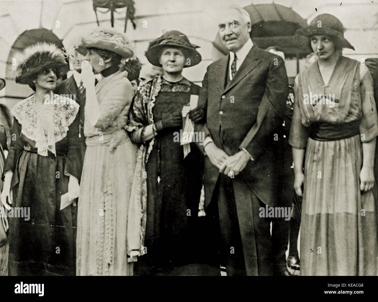 Mme Curie et M. Harding Stockfoto