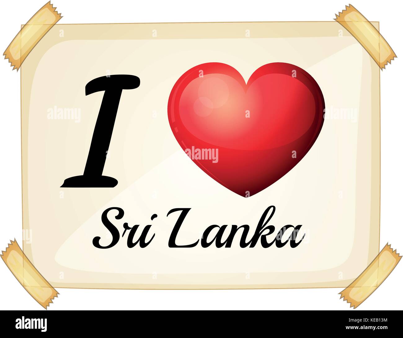 I Love Sri Lanka Stockfotos Und Bilder Kaufen Alamy