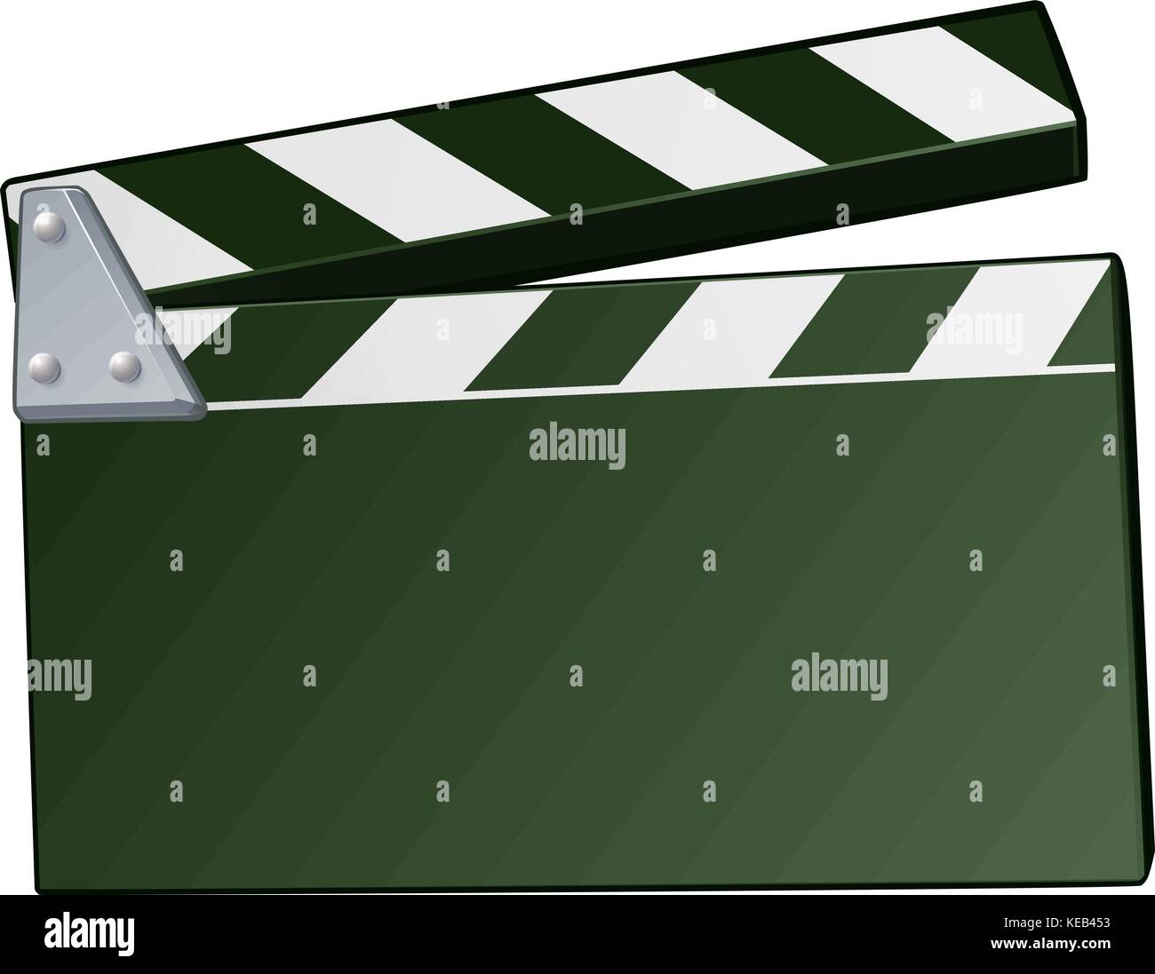 Hintergrund Für Die Filmklapper-Platine Stock Vektor