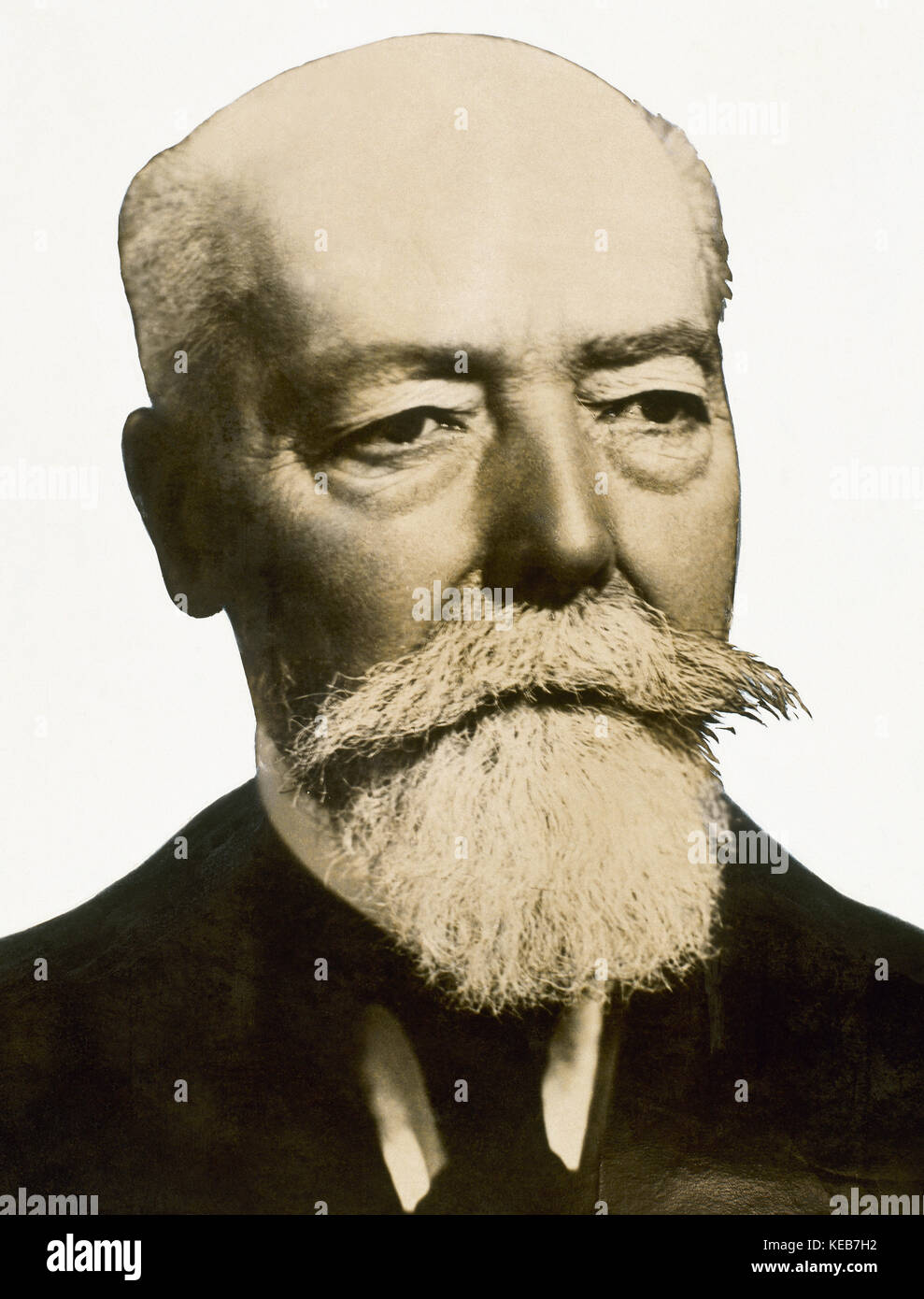 Paul Doumer (1857-1932). den französischen Politiker. Präsident von Frankreich von 1931 bis zu seiner Ermordung. Portrait. fotografie. Stockfoto