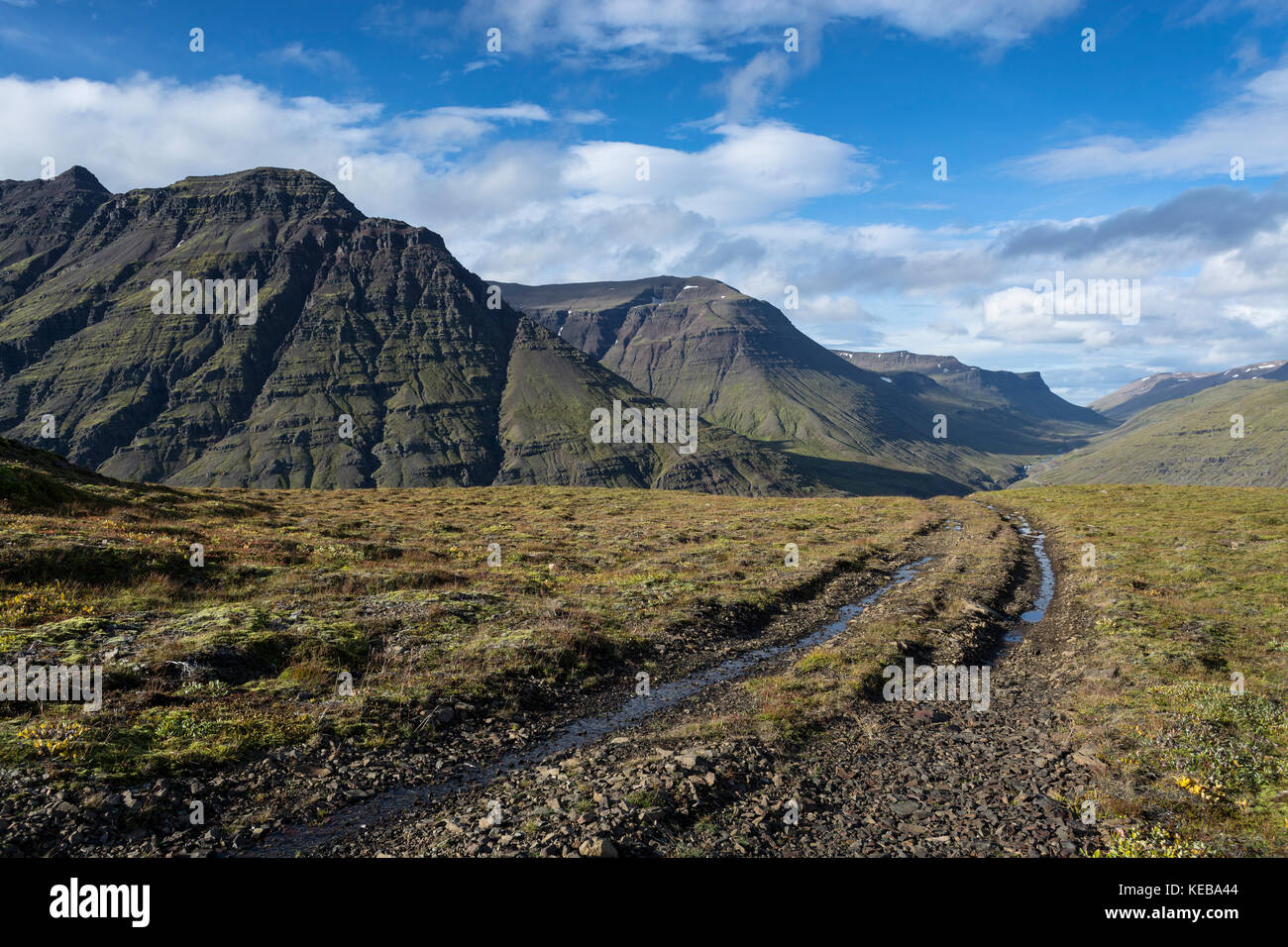 Straße weniger gereist Stockfoto