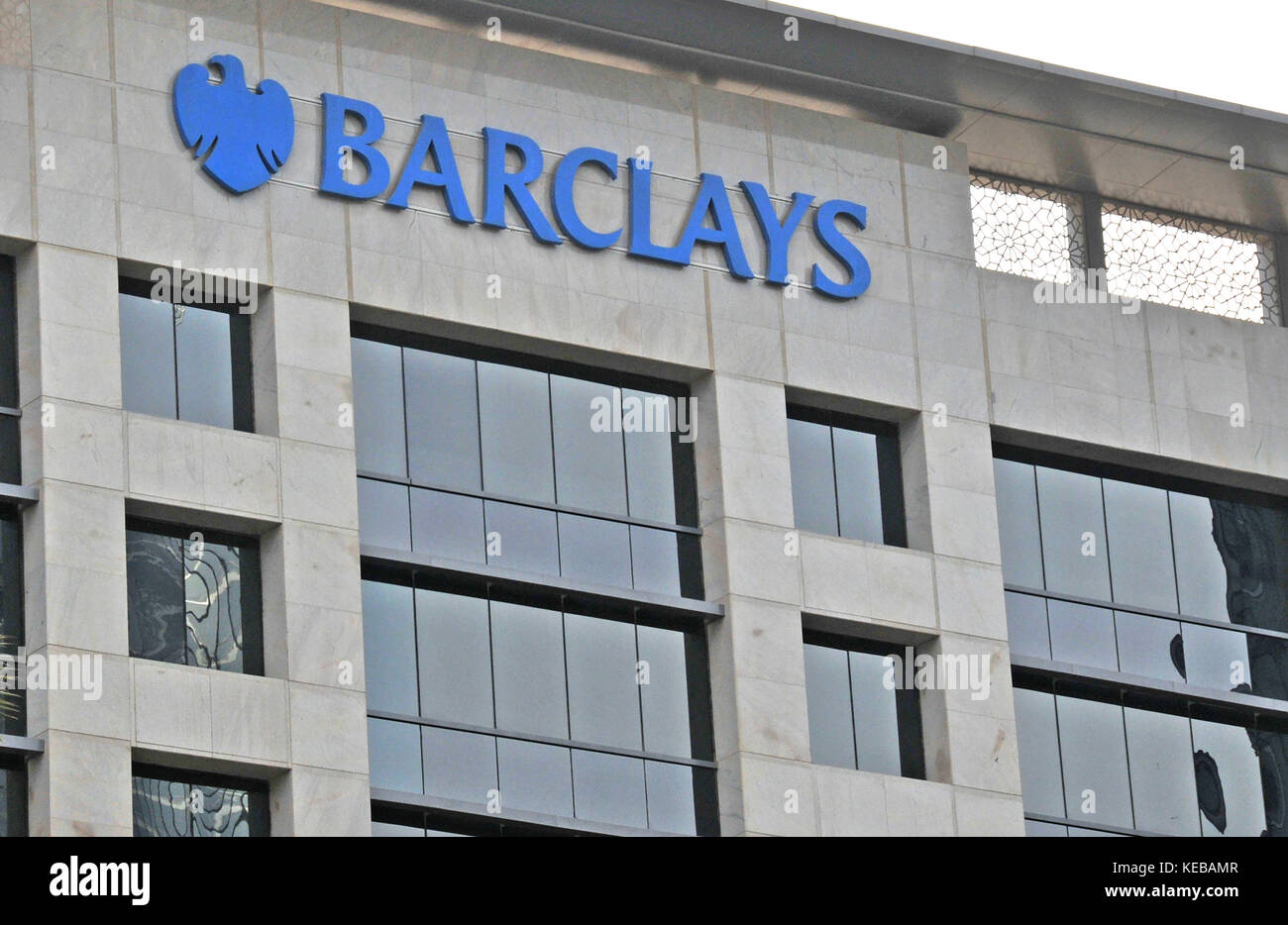 Die Barclays Bank, Dubai, VAE Stockfoto