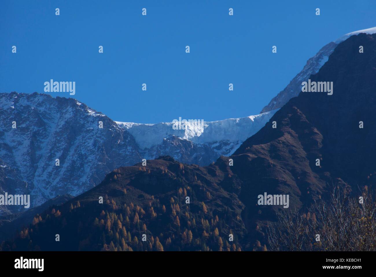 Glacier des bossons in Les Houches, französische Alpen, Frankreich Stockfoto