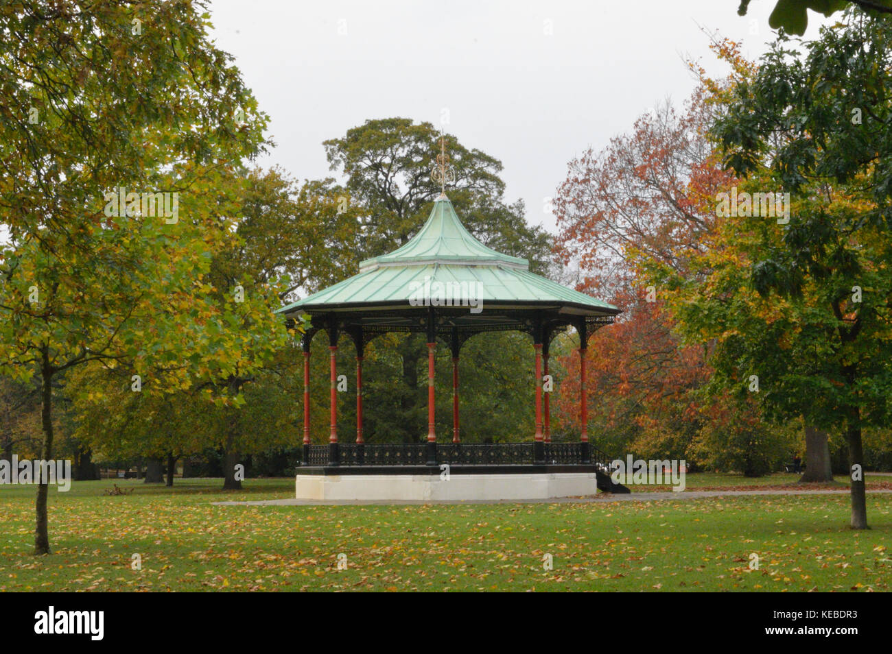 Herbst Blick auf Greenwich Royal Park in London, England Stockfoto