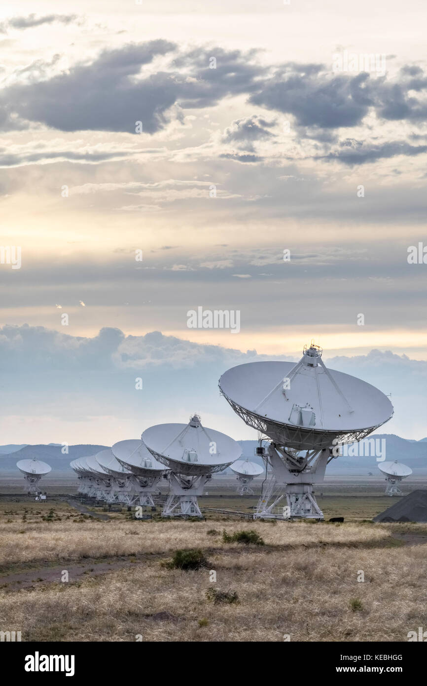 Sehr große Reihe (VLA), Socorro, New Mexico, USA Stockfoto