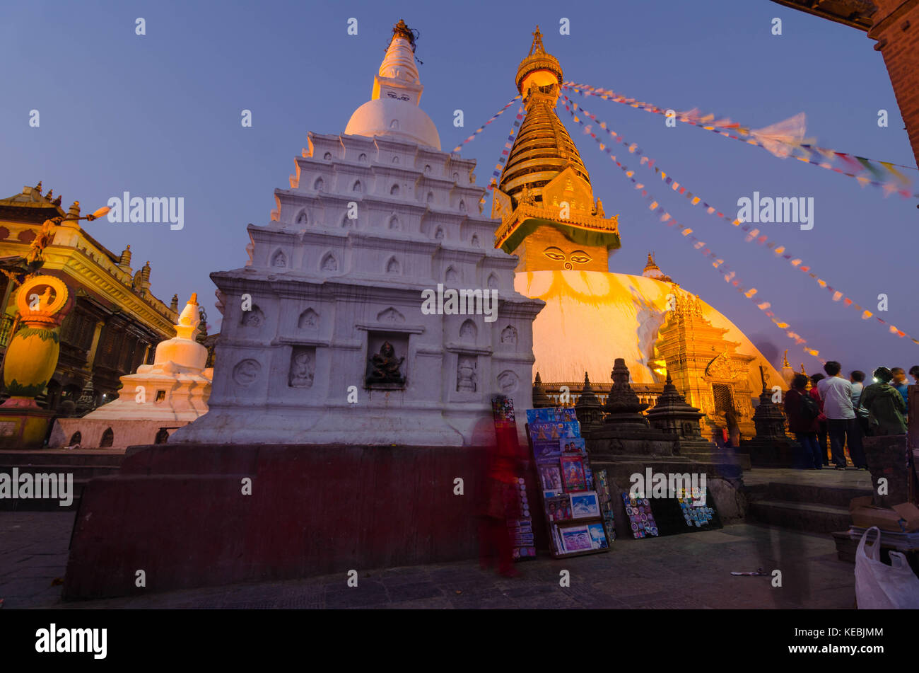 Swayambhunath, Kathmandu, Nepal Stockfoto