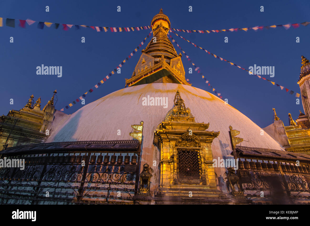 Swayambhunath, Kathmandu, Nepal Stockfoto