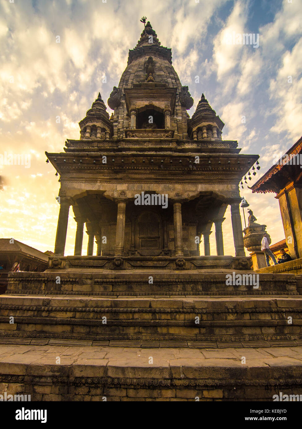 Bhaktapur Durbar Square, vor Erdbeben, Nepal Stockfoto