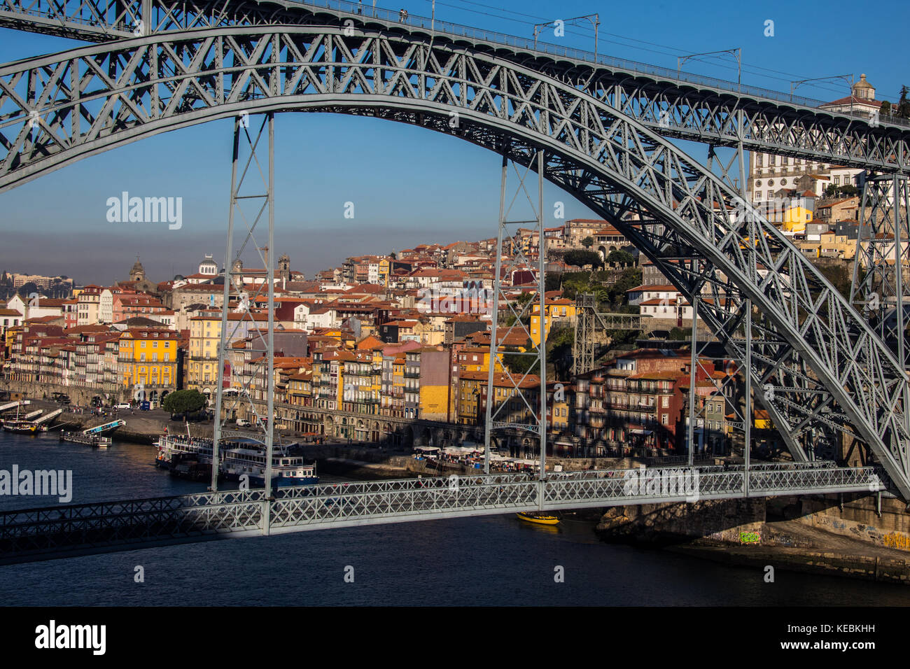 Ponte Dom Luiz ICH, Porto, Portugal Stockfoto