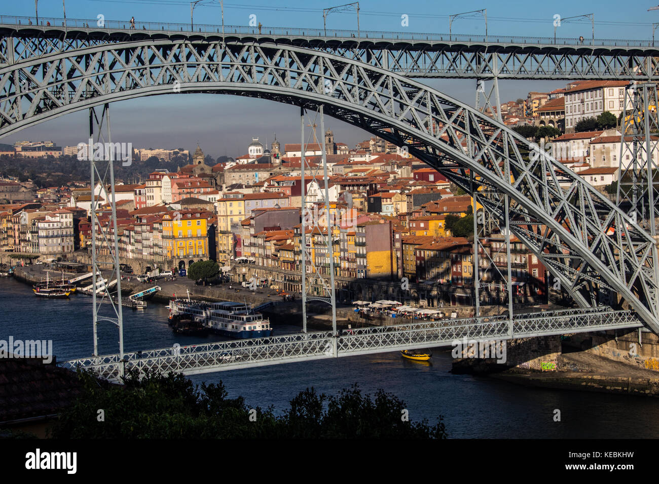 Ponte Dom Luiz ICH, Porto, Portugal Stockfoto