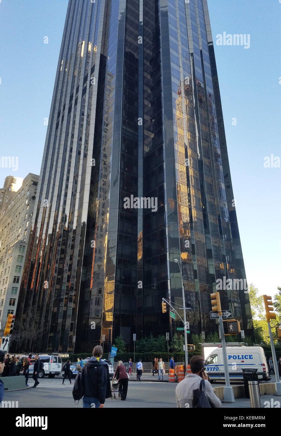 Trump International Hotel and Tower, Columbus Circle, New York City Stockfoto