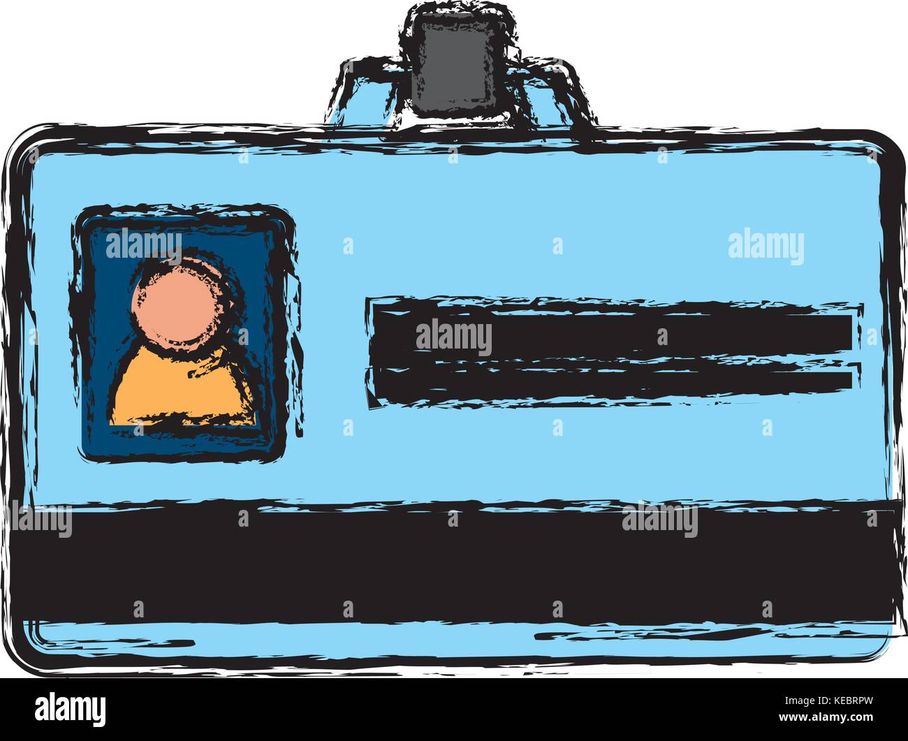 Id business card Stock Vektor