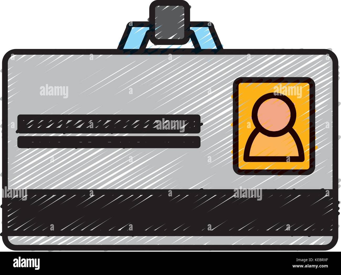 Id business card Stock Vektor