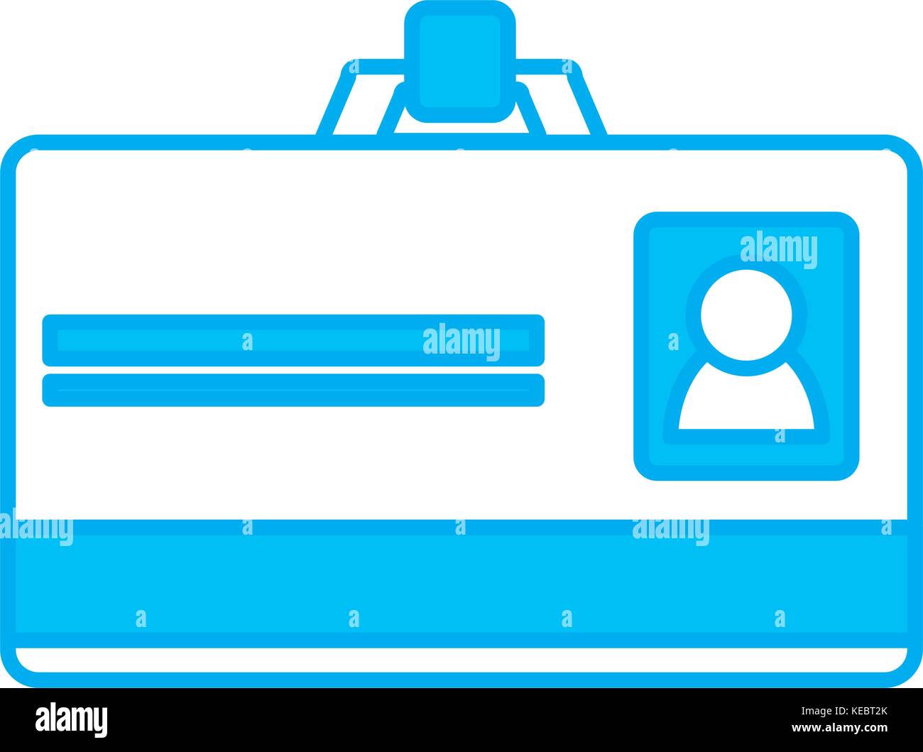 Id business card Stock Vektor