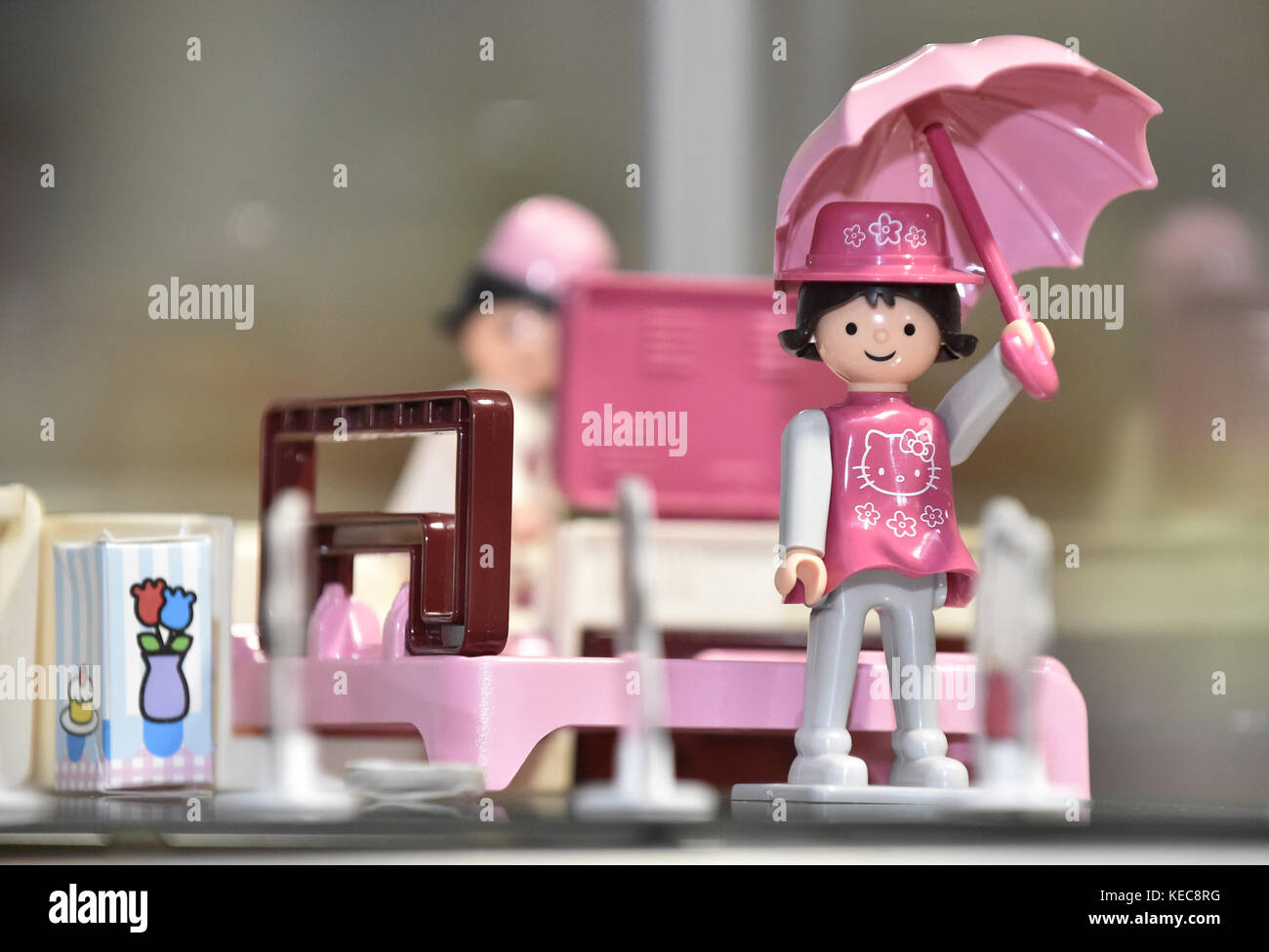 Zlin, Tschechische Republik. Oktober 2017. Die Ausstellung Phenomen Igracek wurde am 20. Oktober 2017 in Zlin, Tschechien, eröffnet. Mehrere Hundert beliebter Spielzeugfiguren sind zu sehen. Quelle: Dalibor Gluck/CTK Photo/Alamy Live News Stockfoto