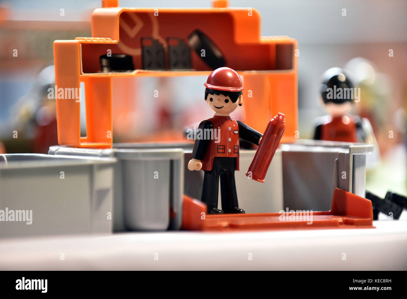 Zlin, Tschechische Republik. Oktober 2017. Die Ausstellung Phenomen Igracek wurde am 20. Oktober 2017 in Zlin, Tschechien, eröffnet. Mehrere Hundert beliebter Spielzeugfiguren sind zu sehen. Quelle: Dalibor Gluck/CTK Photo/Alamy Live News Stockfoto