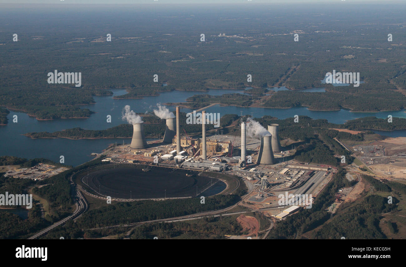 Power Generation in Georgia, USA Stockfoto