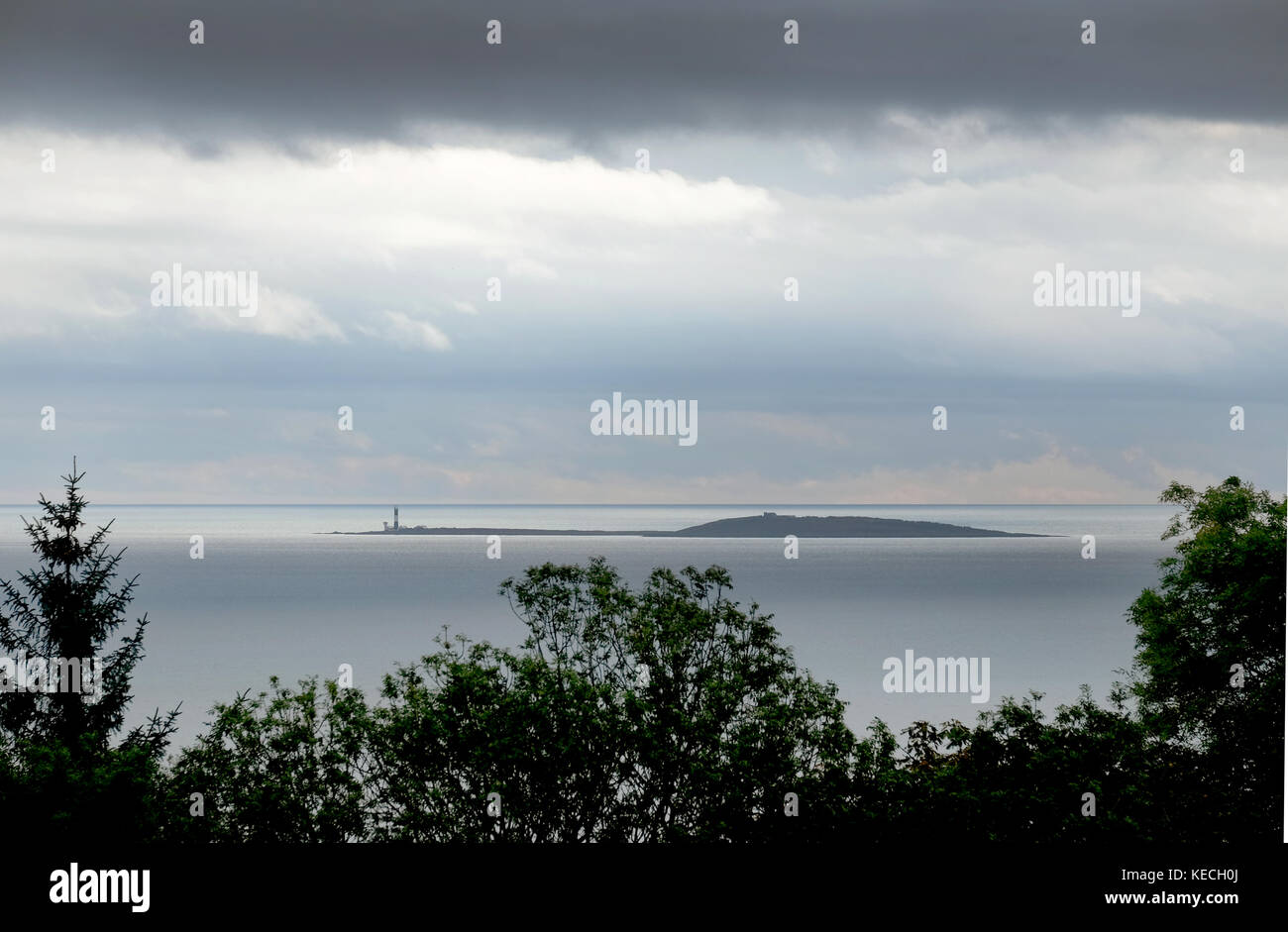 Leuchtturm von der Acreback Road, Whitehead. Stockfoto