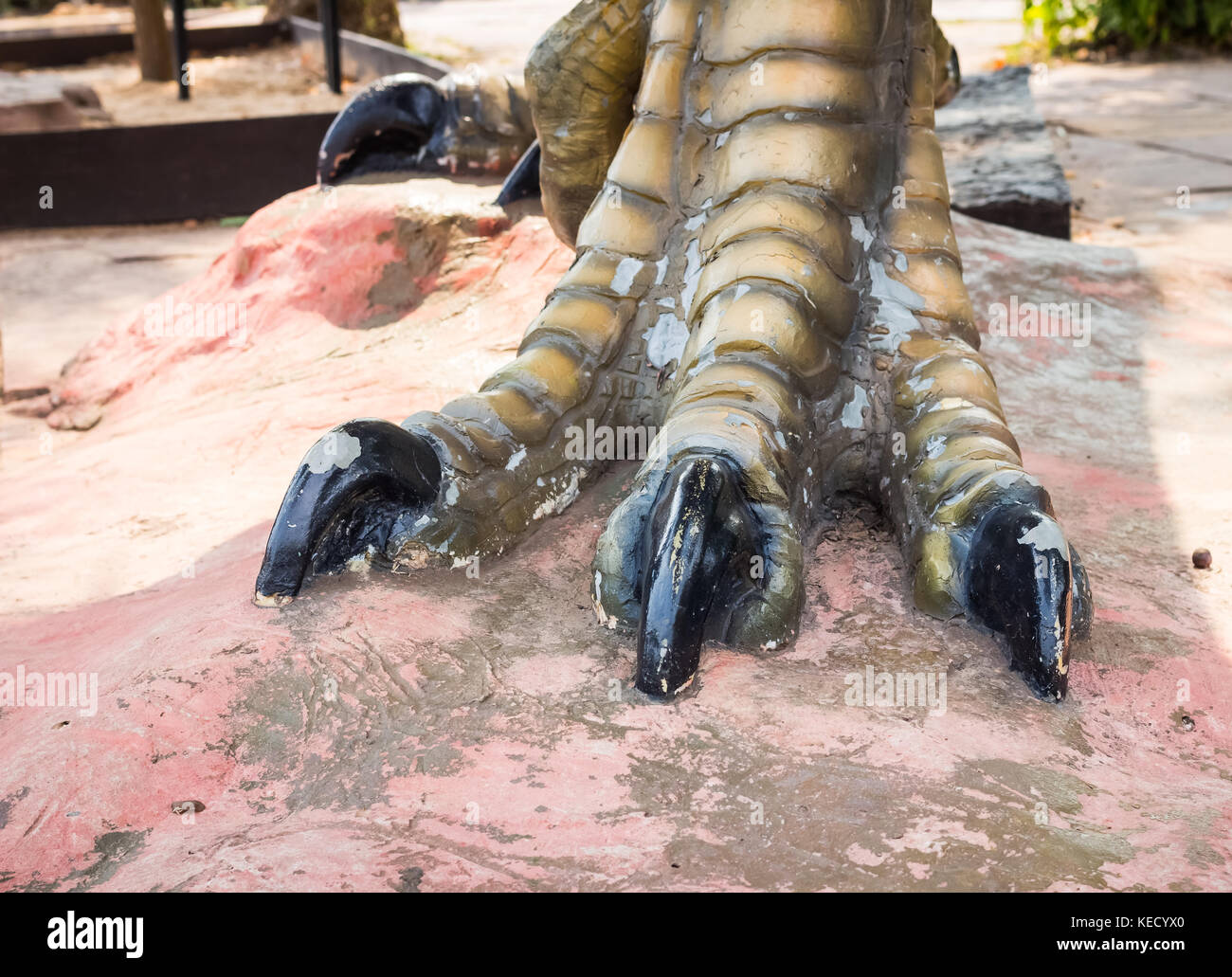 Dinosaurier Fuß Stockfoto Dinosaurier Fuß Stockfoto