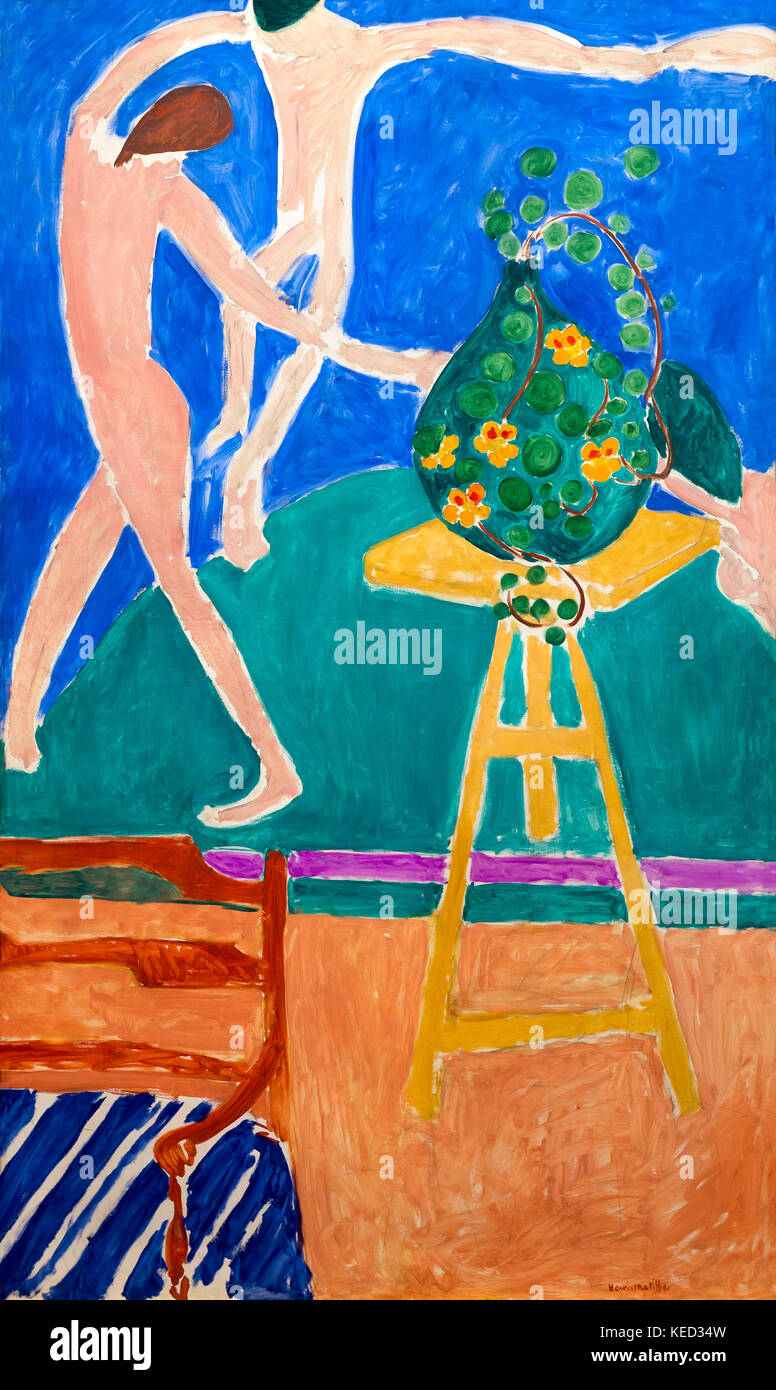 Nasturtiums Mit Dem Gemalde Tanz Henri Matisse 1912 Metropolitan Museum Der Kunst Manhattan New York City Usa Nordamerika Stockfotografie Alamy