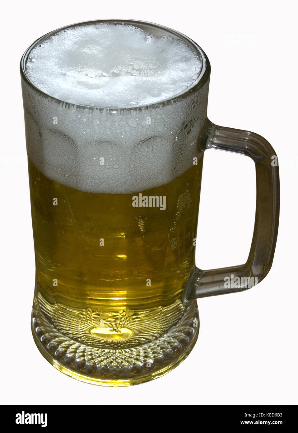 Ein Glas Bier Stockfoto