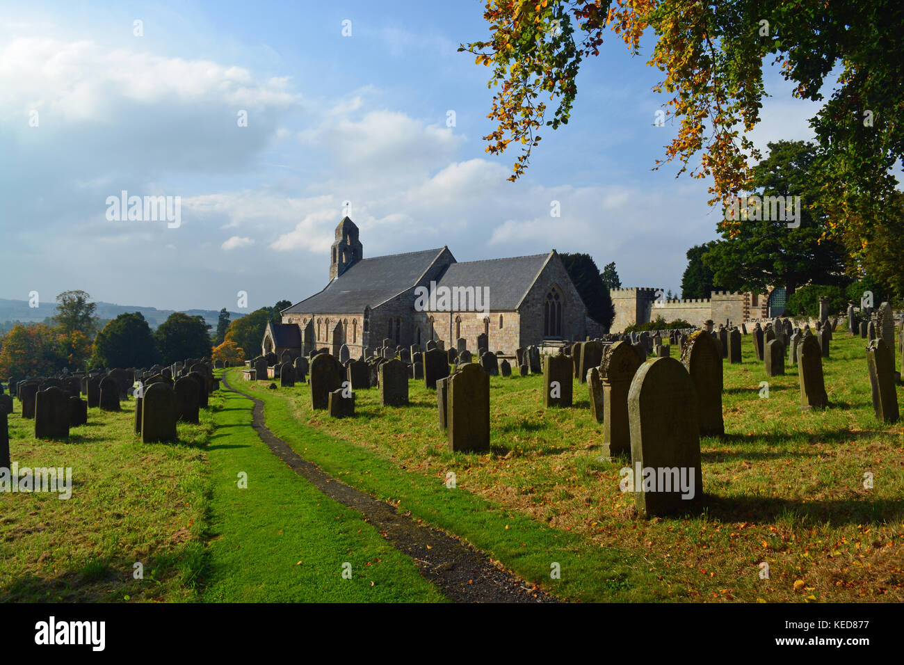 Ford Kirche, Ford, northumberland Stockfoto