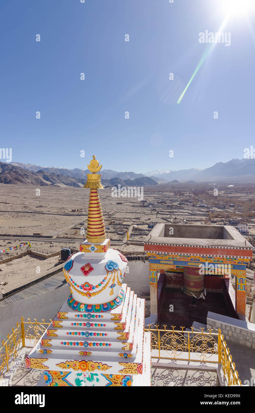 Ladakh, Nordindien. Reisen, Kultur und Landschaft in Ladakh im Winter. Stockfoto