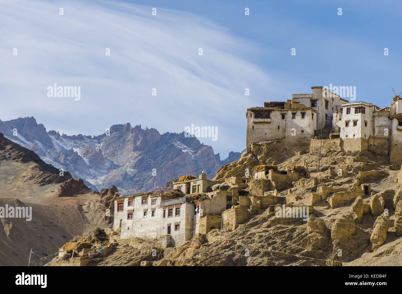 Ladakh, Nordindien. Reisen, Kultur und Landschaft in Ladakh im Winter. Stockfoto