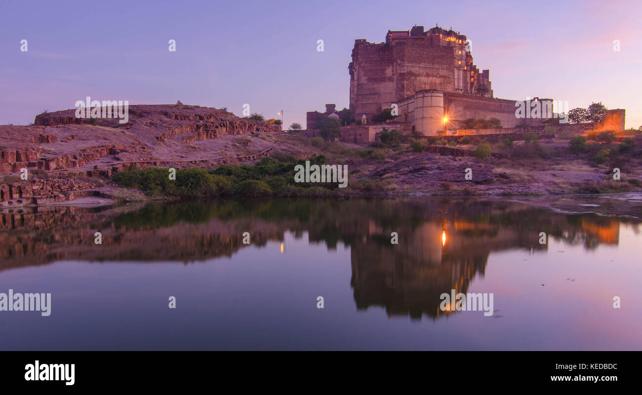 Rajasthan, Indien. die Städte und die Landschaft im Nordwesten von Indien Stockfoto