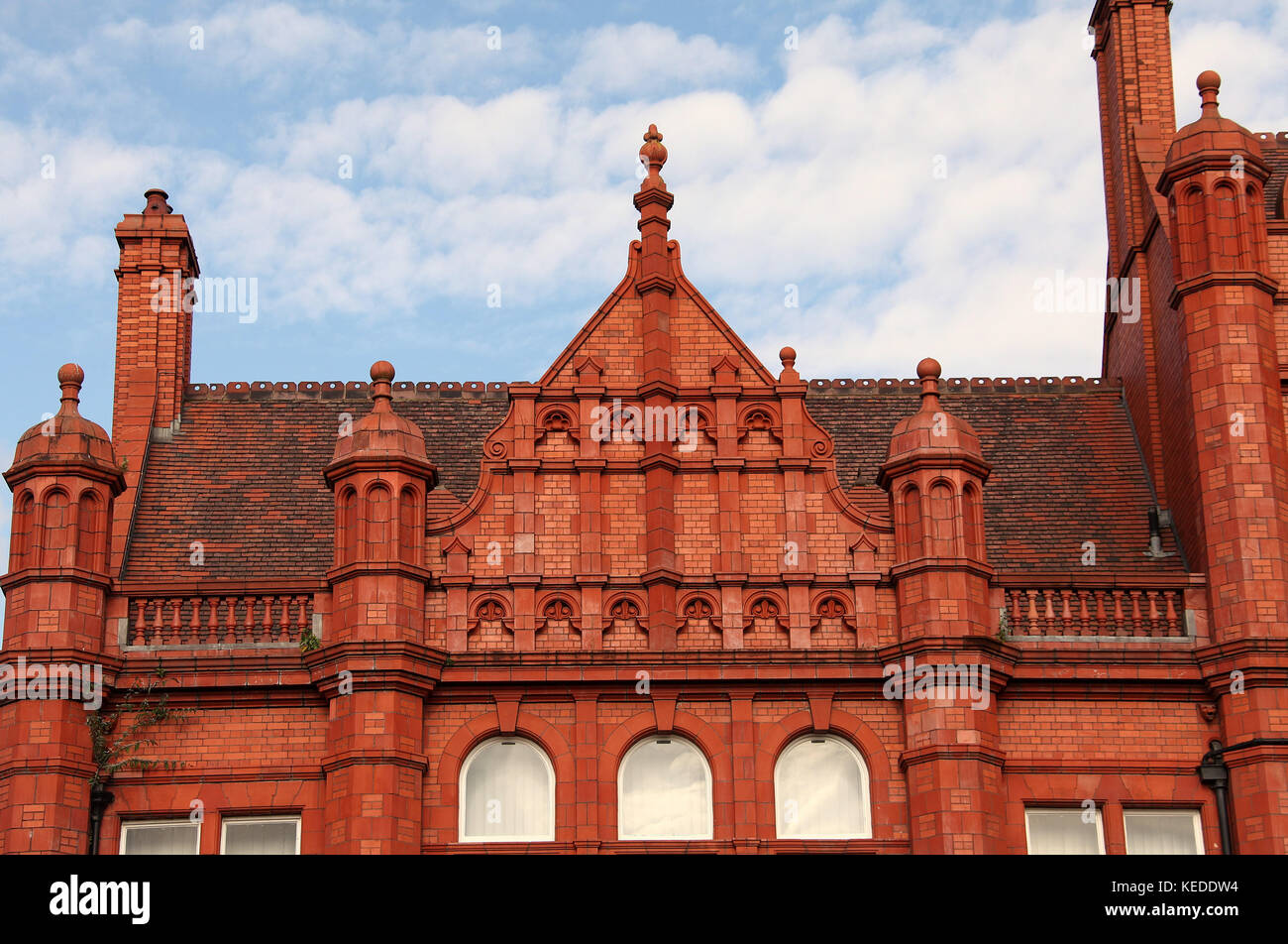 Peel Gebäude in Salford, Greater Manchester Stockfoto