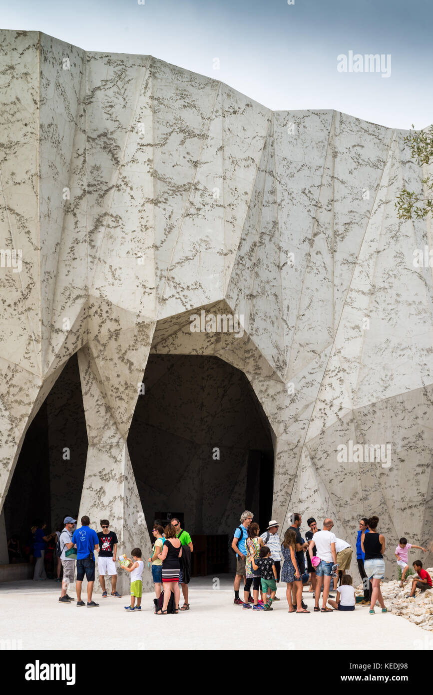 Caverne du Pont d'Arc, Vallon-Pont-d'Arc, Rhône-Alpes, Frankreich Stockfoto