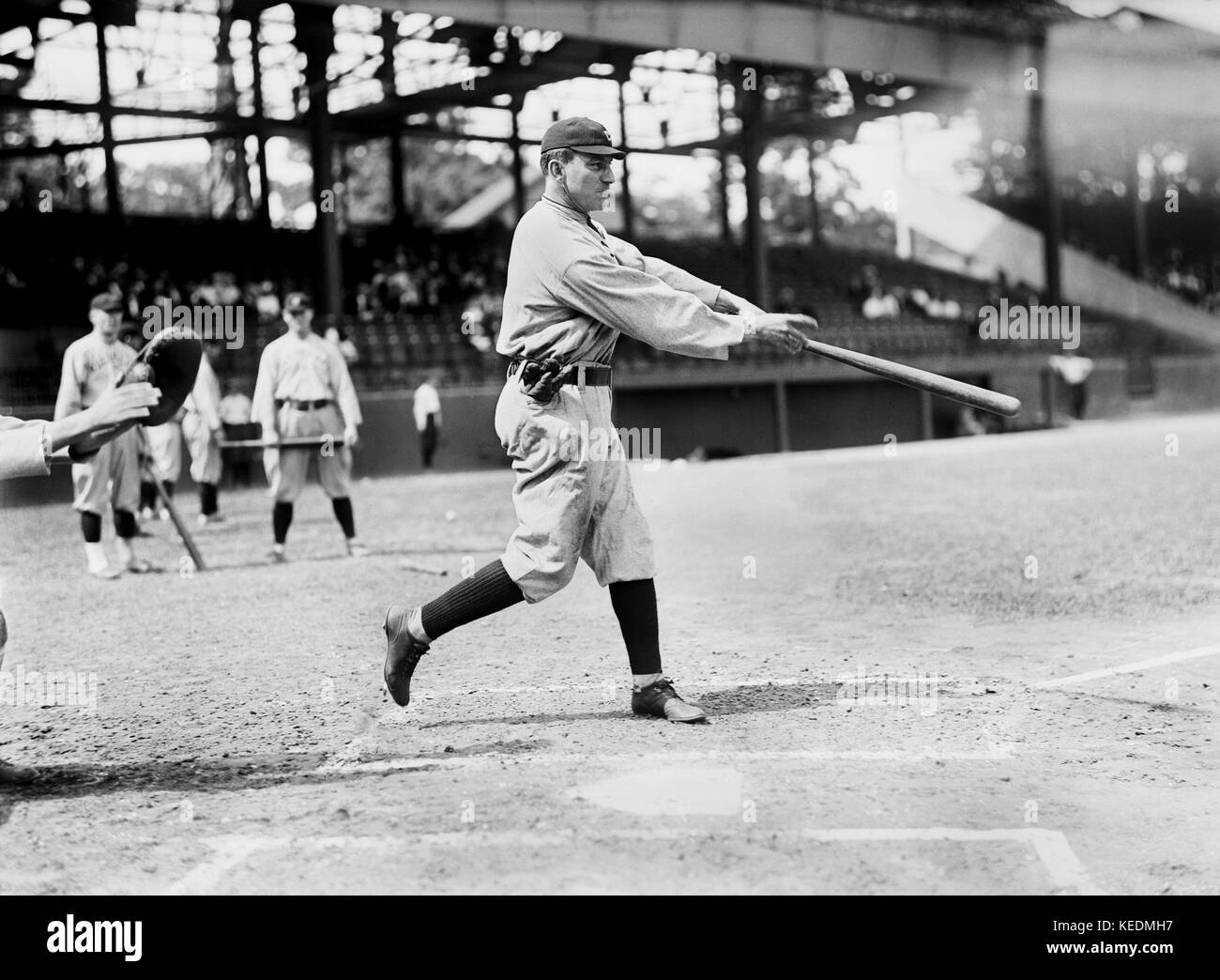 Nickerchen Lajoie, Major League Baseball Spieler, Portrait, Cleveland Naps, Harris & Ewing, 1914 Stockfoto