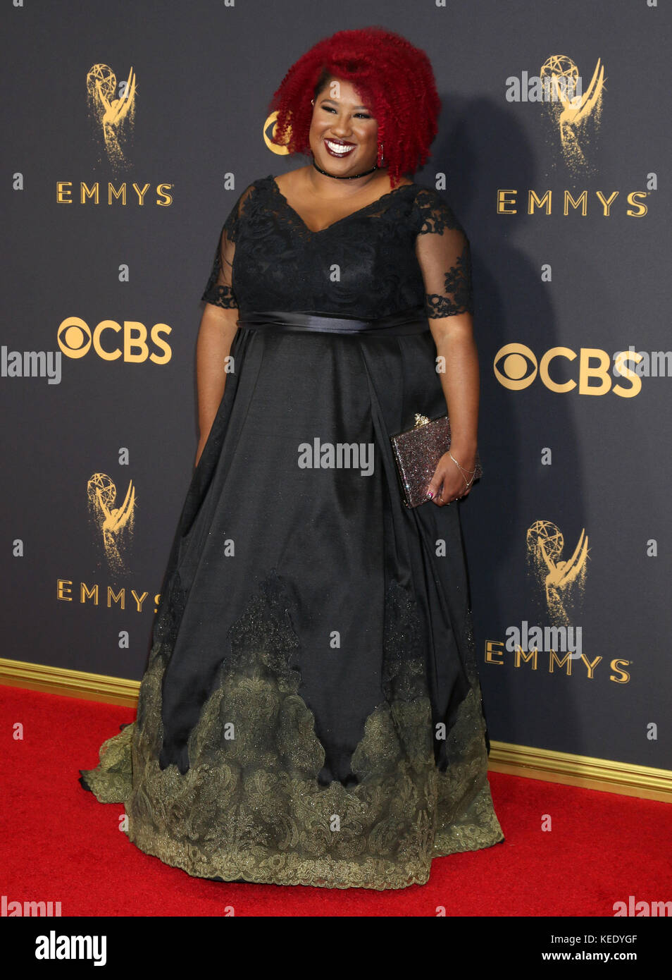 69th Primetime Emmy Awards im JW Marriott Gold Ballroom - Ankunft mit: Ashley Nicole Black wo: Los Angeles, California, USA Wann: 17 Sep 2017 Quelle: Nicky Nelson/WENN.com Stockfoto