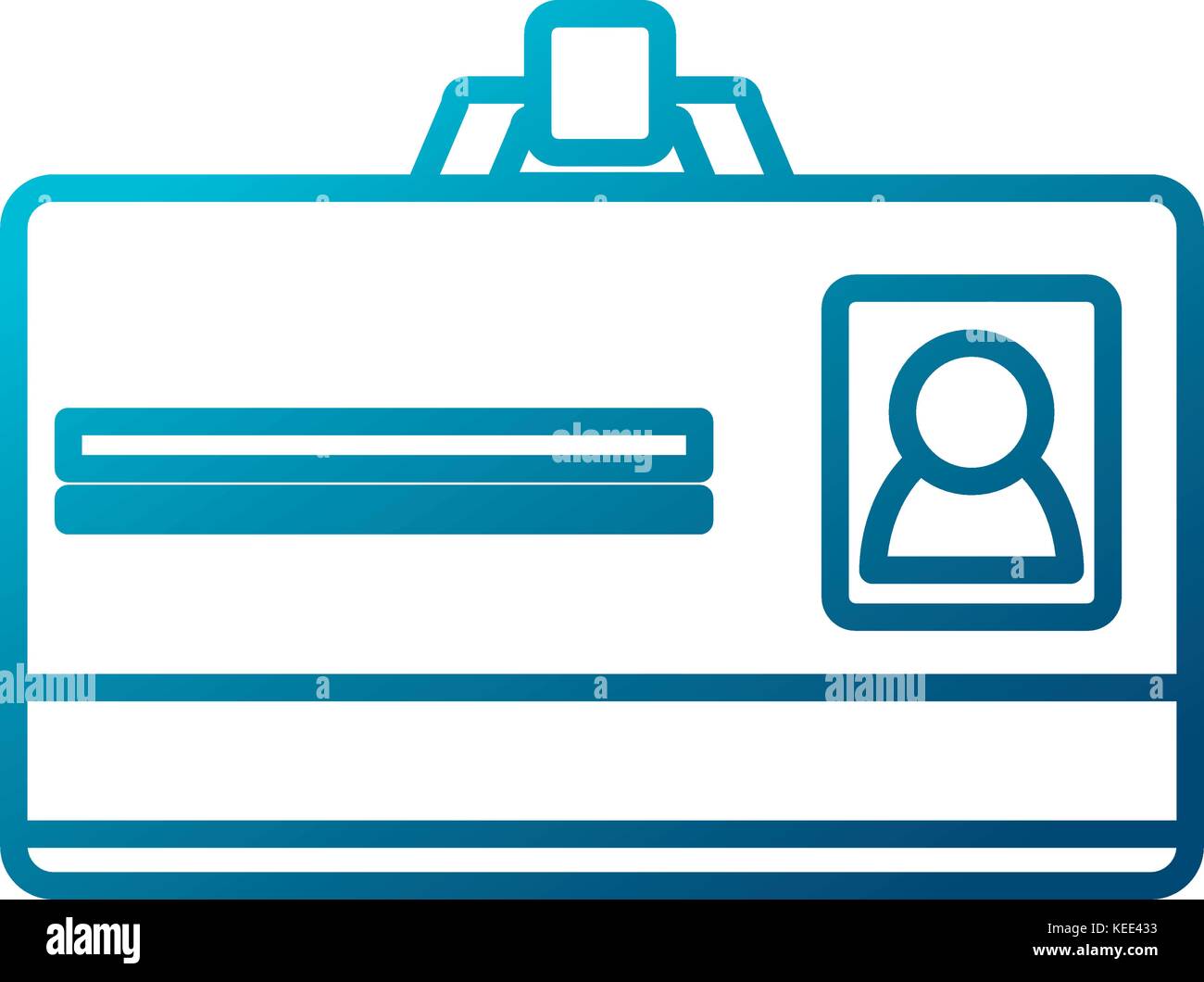 Id business card Stock Vektor