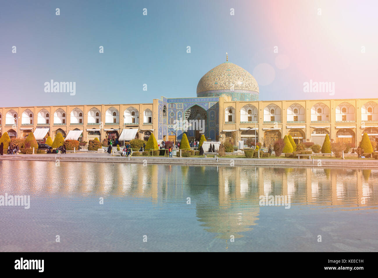 Sheikh lotfollah Moschee naqhsh-e jahan Platz in Isfahan, Iran Stockfoto