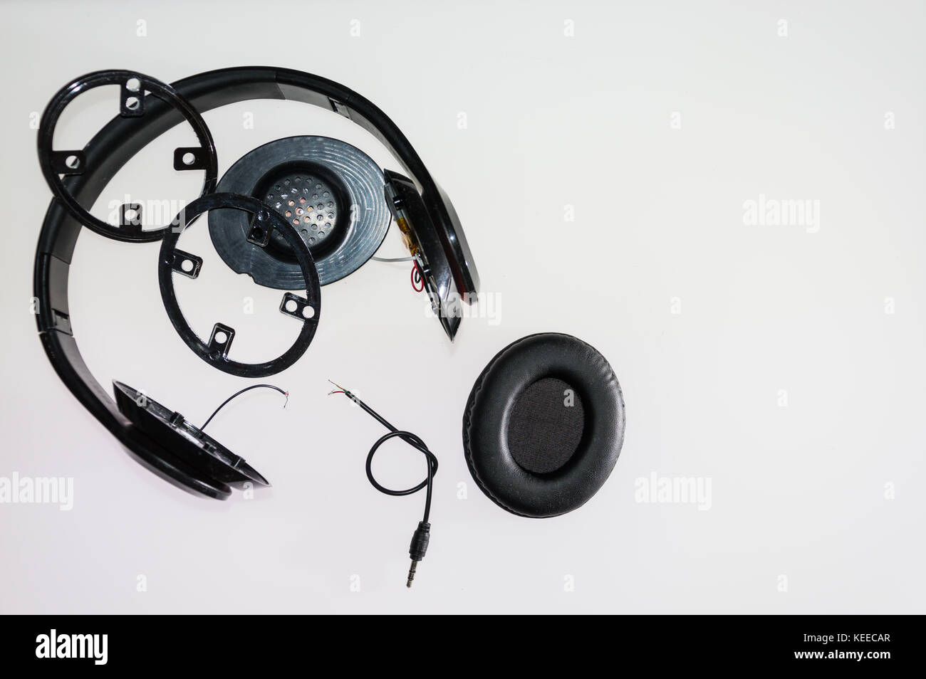Kaputte Schadphone-Technologie Stockfoto