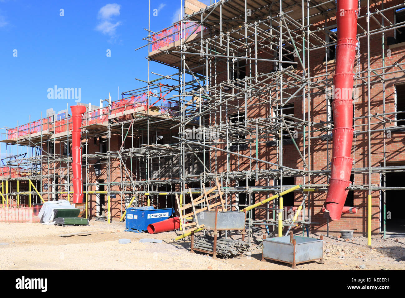 Entwicklung des neuen Gehäuses, Grantham, Lincolnshire, England, Großbritannien Stockfoto