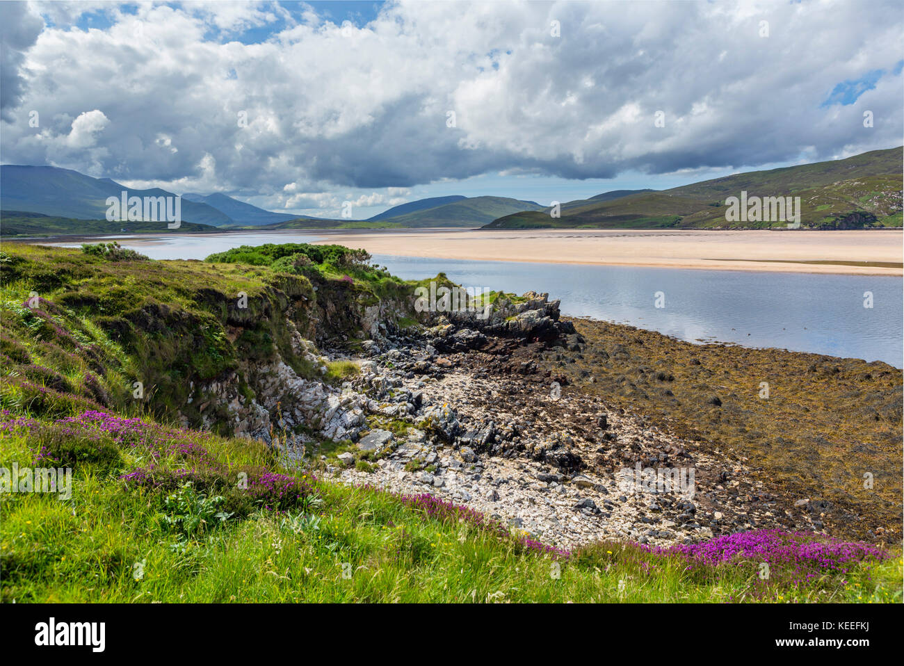 Kyle of Durness, in der Nähe von Keoldale auf der North Coast 500, Sutherland, Schottisches Hochland, Schottland, UK Stockfoto