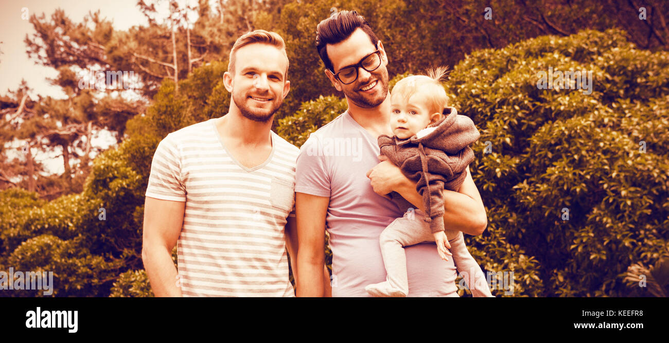 Portrait Handsome Gay Couple In Stockfotos und -bilder Kaufen - Alamy