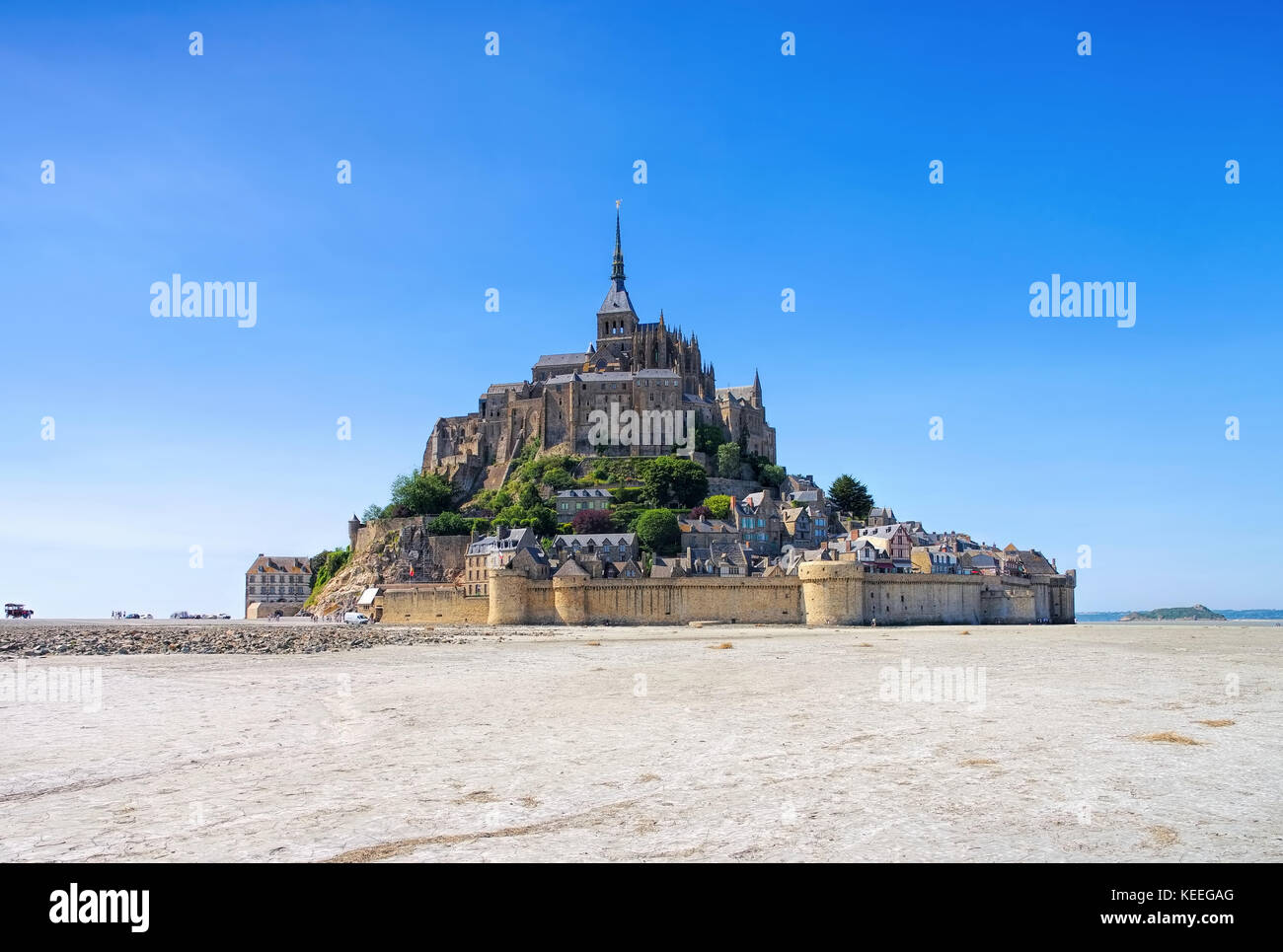 Klosters Mont Saint Michel in der Normandie, Frankreich Stockfoto