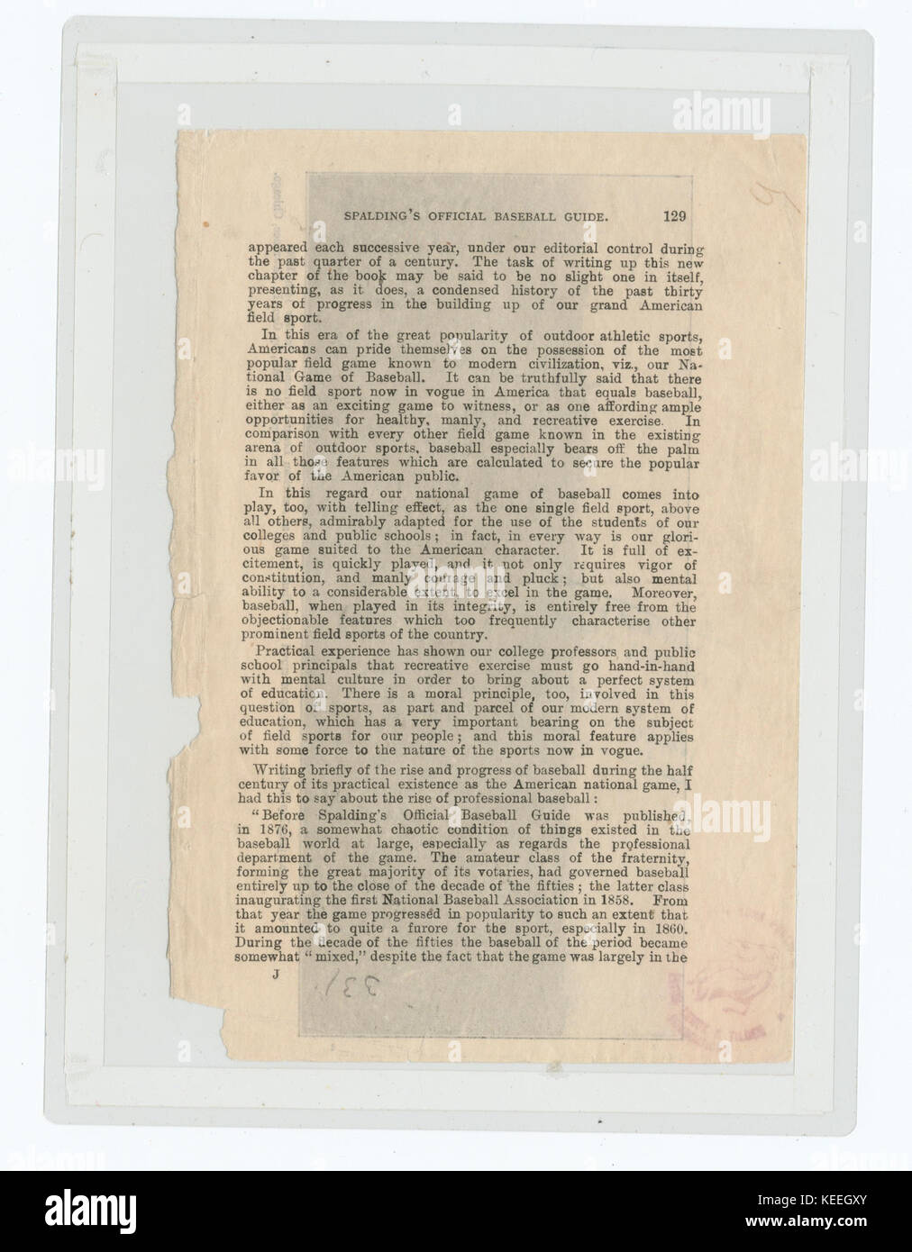 Auf der Games d überfüllt. Rasterung von Halbtönen von Spalding Offizielle baseball Guide, 1906 (Nypl b 13537024 56459) Stockfoto