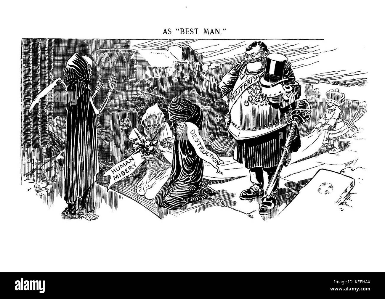 Foto von Luther D. Bradley, der seine Rolle als bester Mann während einer Hochzeitszeremonie festnimmt. Das Bild unterstreicht seine formale Kleidung und Bedeutung für die Veranstaltung. Stockfoto