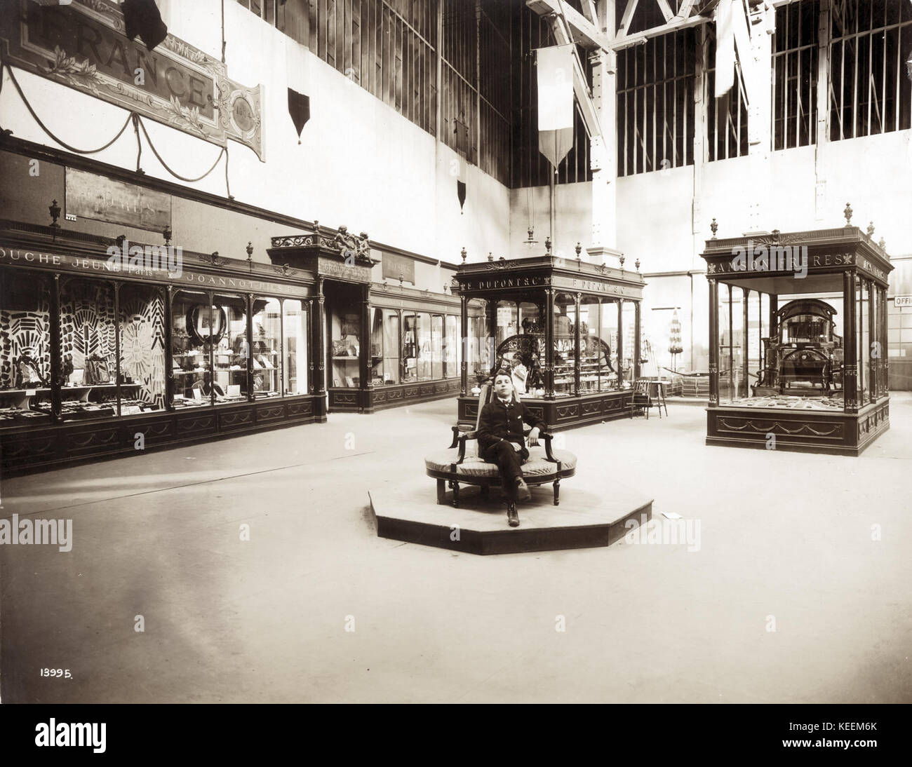 Französische Ausstellung von fancy Artikel in den Palast von fertigt an der Weltausstellung 1904 Stockfoto