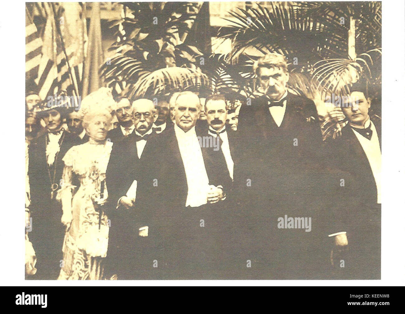 Die zuletzt gestellte Foto von Präsident McKinley. Im Regierungsgebäude am 5. September 1901. Stockfoto