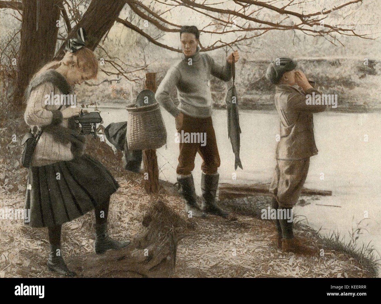 Es mit einer Kodak Beweisen Stockfoto